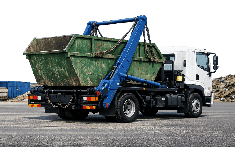 Skip bin truck